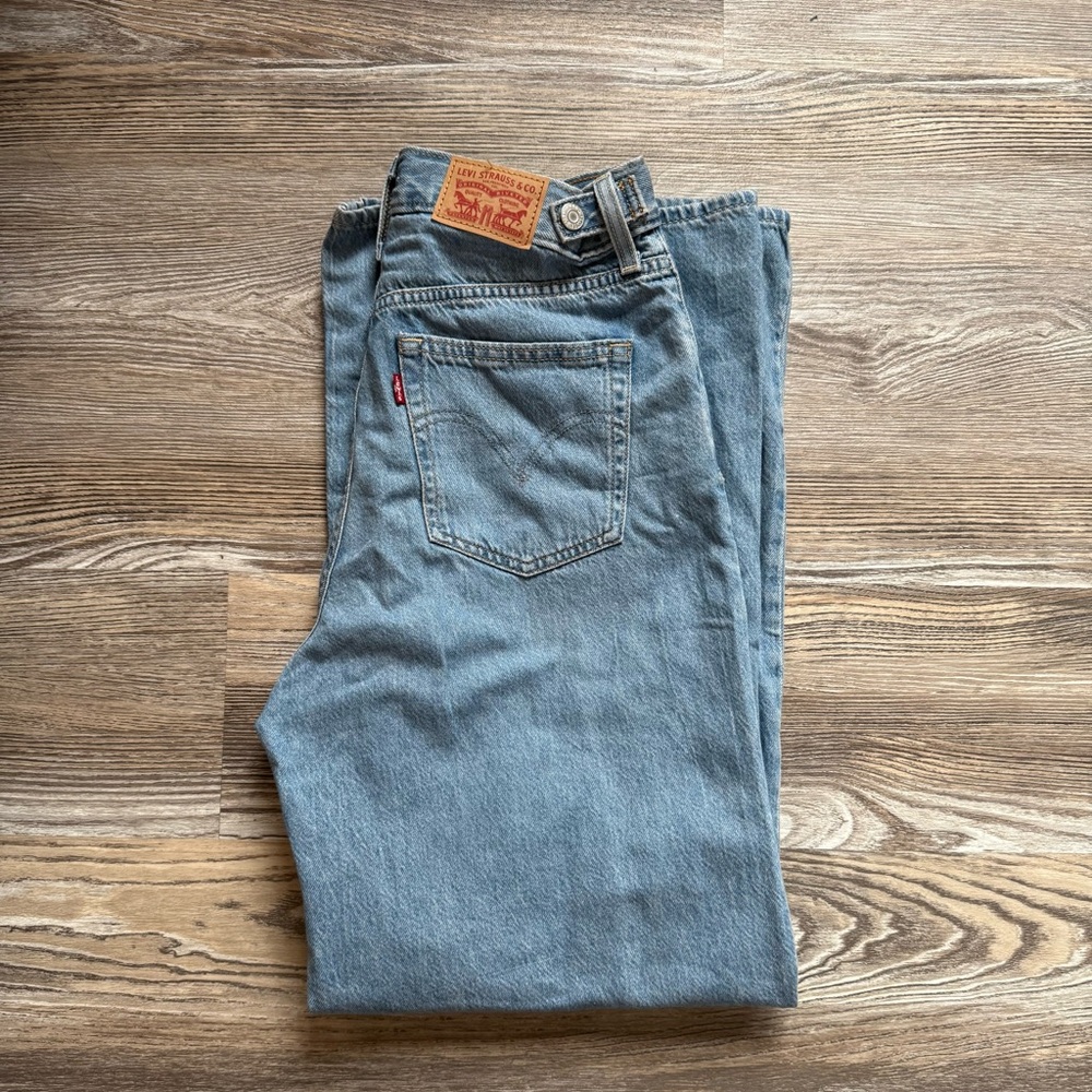 Levi's Blue Flare Wide Leg Jeans